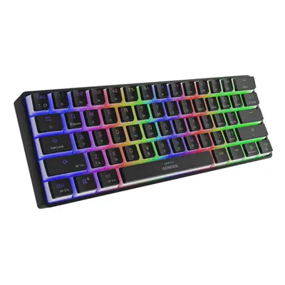 Genesis herná klávesnica THOR 660 RGB/Bezdrôtová Bluetooth/US layout/Čierna NKG-1844