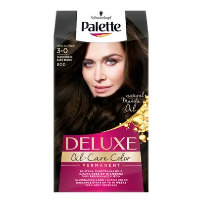 Schwarzkopf Palette farba na vlasy - Deluxe - Dark Brown