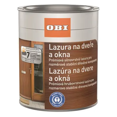 OBI Lazúra na dvere a okná, palisander, ml