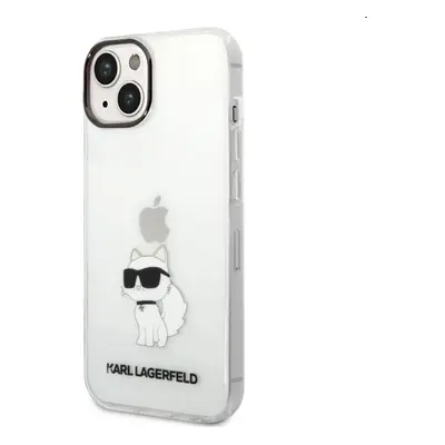 Zadný kryt Karl Lagerfeld IML Choupette NFT pre Apple iPhone Plus, transparentná