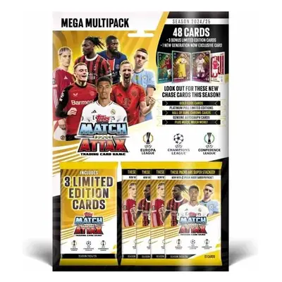 Futbalové karty Topps Match Attax TCG 2024/25 UCC Mega Multipack