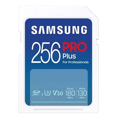 Samsung SDXC karta GB PRO Plus + adaptér MB-SD256SB/WW