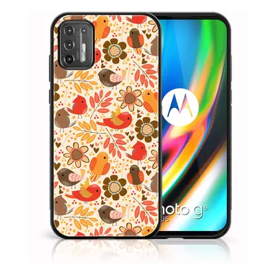 MY ART Silikónový kryt Motorola Moto G9 Plus BIRDS (004)