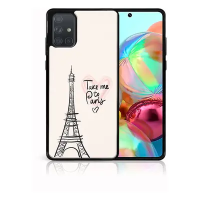 MY ART Silikónový kryt Samsung Galaxy A71 PARIS (057)