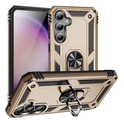 RING Obal s držiakom pre Samsung Galaxy S23 FE 5G zlatý