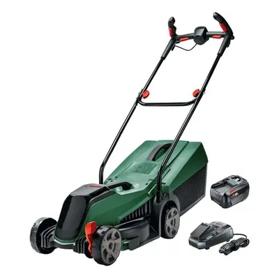 Bosch Záhradná technika - 18V AKU kosačka na trávu, záber cm, 1x aku 4,0 Ah, nabíjačka 06008B9A0