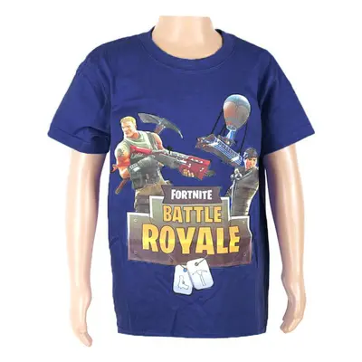 detské tričko Fortnite Battle Royale modré