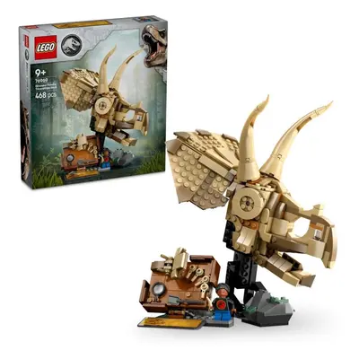 Lego Jurassic World Skelety dinosaurov: lebka Triceratopsa