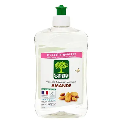 L'Arbre Vert - Prostriedok na umývanie riadu - Mandle - 500 ml