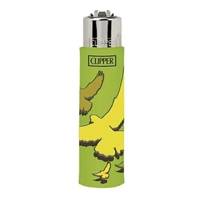 Zapaľovač Clipper Pop-up Covers Birds Varianty: Zelení