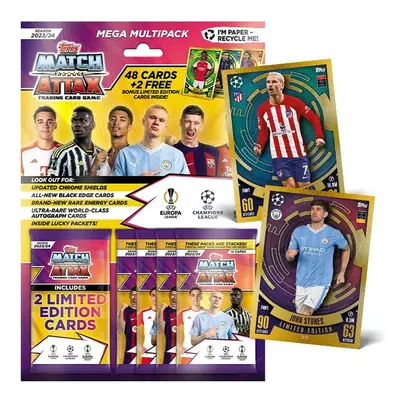 Futbalové karty Topps UEFA UCL MATCH ATTAX 23/24 - Mega Multipack