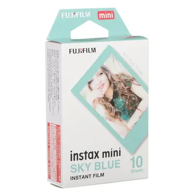 Fujifilm Instax mini modrý rámček 10 ks fotiek