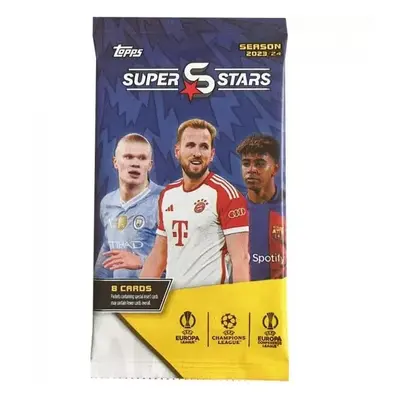 Futbalové karty Topps Match Attax UEFA Champions League 2023/2024 SuperStars Booster Pack