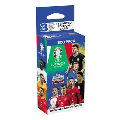 Futbalové karty Topps Match Attax UEFA EURO 2024 Eco Pack