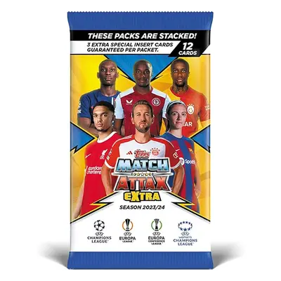 Futbalové karty Topps Match Attax Extra 2023/2024 Booster Pack