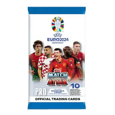 Futbalové karty Topps Match Attax UEFA EURO 2024 Booster Pack Premium Pro