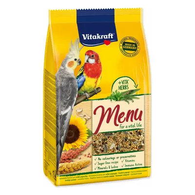 Krmivo Vitakraft Vital menu korela a stredný papagáj 1kg