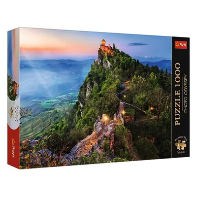 Trefl Puzzle 1000 Premium Plus - Foto Odysea: Cesta Tower, San Marino