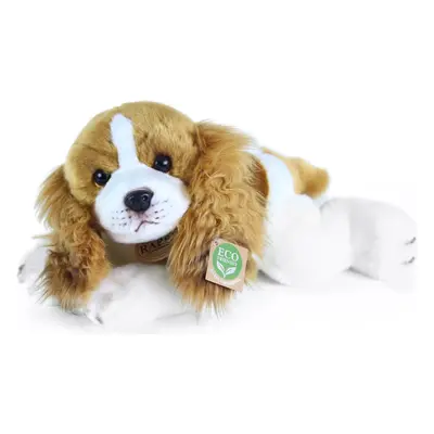 Plyšový pes Cavalier King Charles španiel ležiaci, 30 cm ECO-FRIENDLY