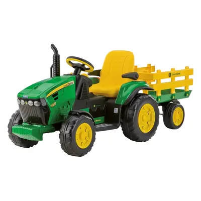 Peg-Pérego John Deere Ground Force s vlečkou 12V - 330W zelená