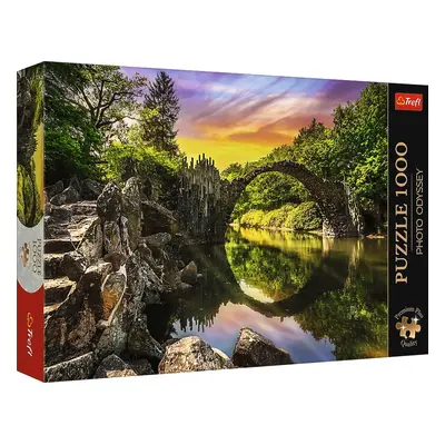 Trefl Puzzle 1000 Premium Plus - Foto Odysea: Most v Kromlau, Nemecko