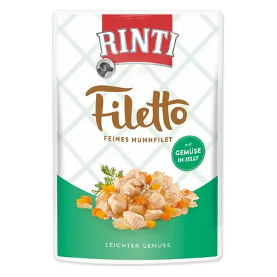 Kapsička Rinti Filetto Adult kura a zelenina v želé 100g