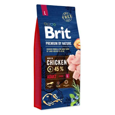 Krmivo Brit Premium by Nature Adult L 15kg