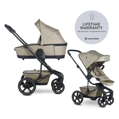 EASYWALKER Kočík kombinovaný Harvey5 Premium 2v1 Pearl Taupe LITE RWS