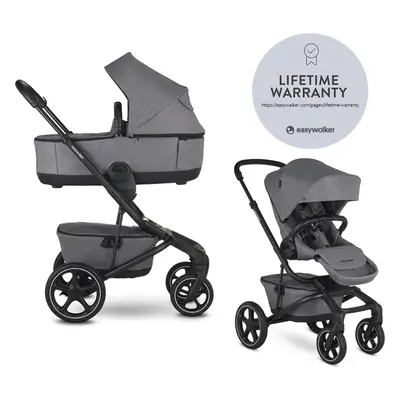 EASYWALKER Kočík kombinovaný Jimmey 2v1 Iris Grey LITE RWS