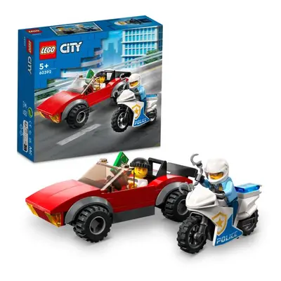 LEGO® City 60392 Naháňačka auta s policajnou motorkou