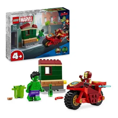 LEGO® Marvel 76287 Iron Man s motorkou a Hulk