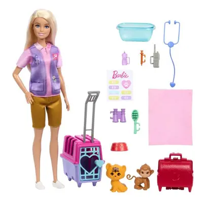 Mattel Barbie Bábika zachraňuje zvieratá - blondínka