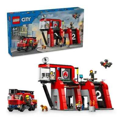 LEGO® City 60414 Hasičská stanica s hasičským vozidlom