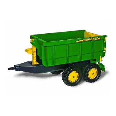 Rollytoys Vlečka za traktor John Deere vyklápacia zelená