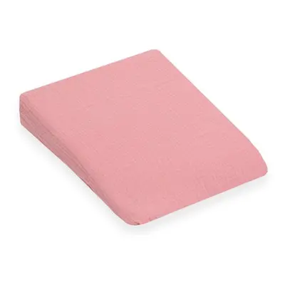 Mušelínový poťah na detský vankúš - klin New Baby STANDARD 30x37cm pink