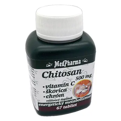 MedPharma Chitosan s vitamínom C a Cr 500mg 67 tabliet