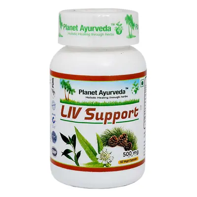 Planet Ayurveda Liv Support 500mg 60 kapsúl