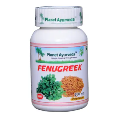 Planet Ayurveda Fenugreek Kapsule (Senovka grécka) 500mg 60 kapsúl