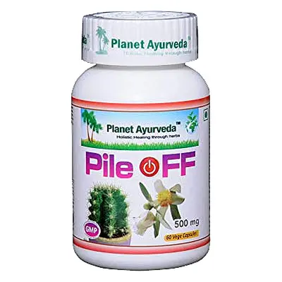 Planet Ayurveda Pile off 650mg 60 kapsúl