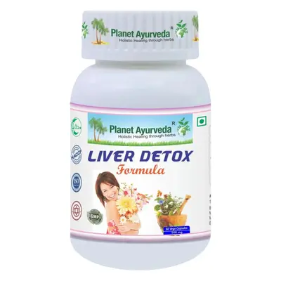 Planet Ayurveda Liver detox formula 500mg 60 kapsúl