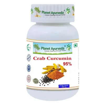 Planet Ayurveda Crab Curcumin 95% 500mg 60 kapsúl