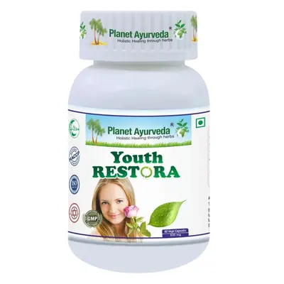 Planet Ayurveda Youth Restora - vitalita, imunita, zdravie 500mg 60 kapsúl