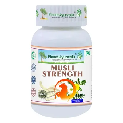 Planet Ayurveda Musli Strength - libido, sexuálna výkonnosť 500mg 60 kapsúl