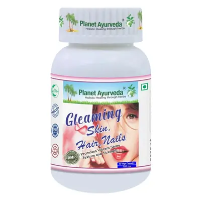 Planet Ayurveda Gleaming Skin, Hair, Nails Formula 500mg 60 kapsúl