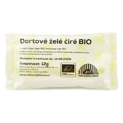 Natural Jihlava Tortové želé číre BIO 12g