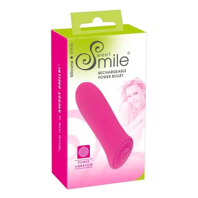 SMILE Power Bullett – nabíjací extra silný tyčový minivibrátor (ružový)