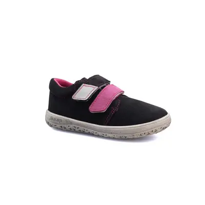 dievčenská celoročná barefoot obuv J-B1/S/V grey/pink, jonap, grey