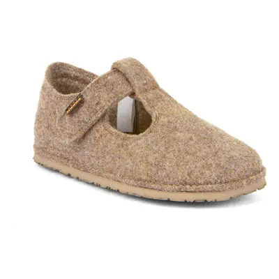 Detské barefoot papuče FLEXY WOOLY Beige; Froddo; G1700378-4