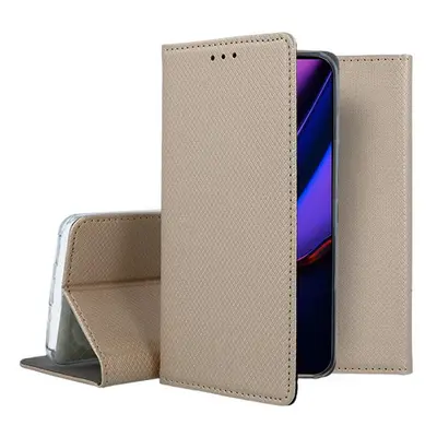 Knižkové puzdro Smart Case Book zlaté – Motorola Moto G9 Power