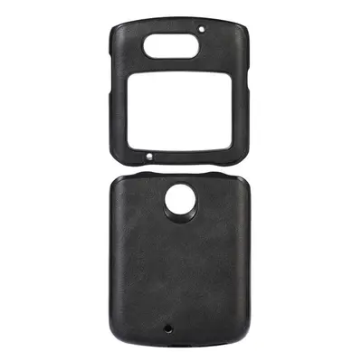 Kryt Cowhide Case čierny – Motorola Razr 5G